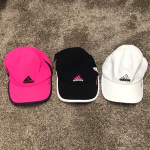 (3) Adidas Adizero Running Hats